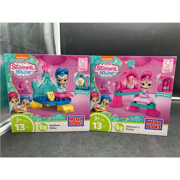 Mega Blocks Shimmer & Shine - Bedtime Set / Mega Blocks Shimmer & Shine - Shimmer's Vanity Set Lot o
