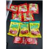 Image 1 : Squashies Sour Cherry & Apple Candy - 5 bags 160g (per bag) Sweet Sixteen Cherry Ribbon Licorices - 