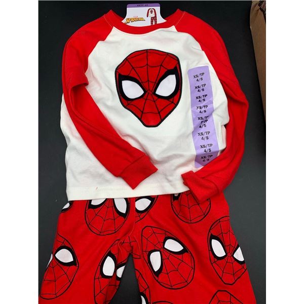 Marvel Spider-man Pajama set (top/bottom) Size: XS/TP Boy's 4/5