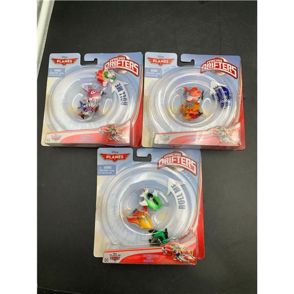 Disney Planes Micro Drifters Lot of 3, 3 packs