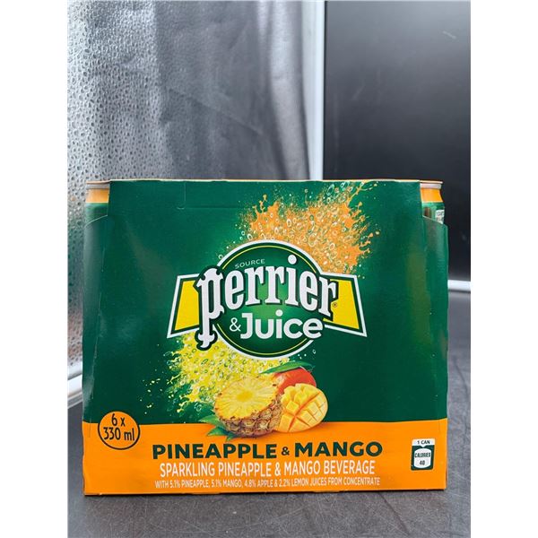 Perrier & Juice Pineapple & Mango Sparkling Beverage (6 x 330ml)