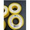 Image 2 : Lot of 5 Oatey PTFE Teflon Tape - 1/2"x260" per roll