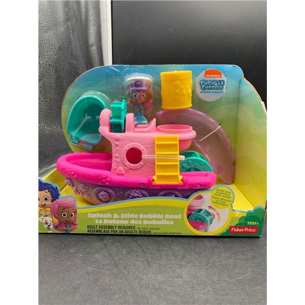 Bubble Guppies Splash n Slide Bubble Boat Playset