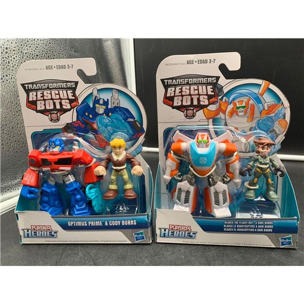 Transformers Rescue Bot Figurines 2x 2 pc
