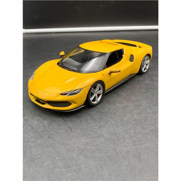 Maisto Scale 1/18 Ferrari 296 GTB- Yellow
