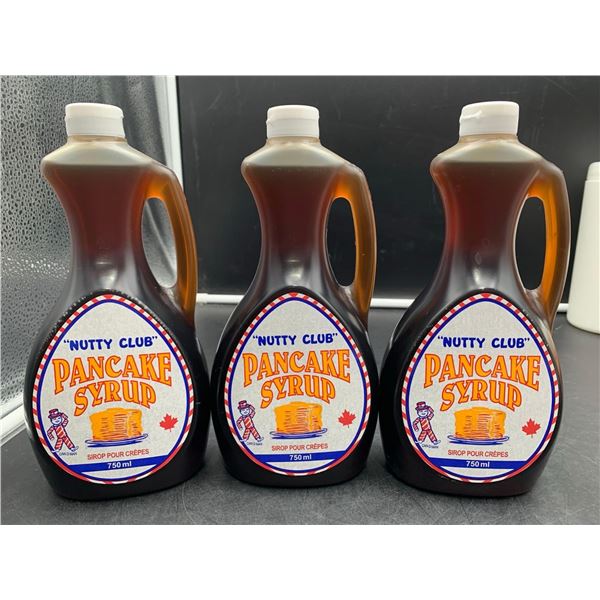 Nutty Club Pancake Syrup - 3x 750ml