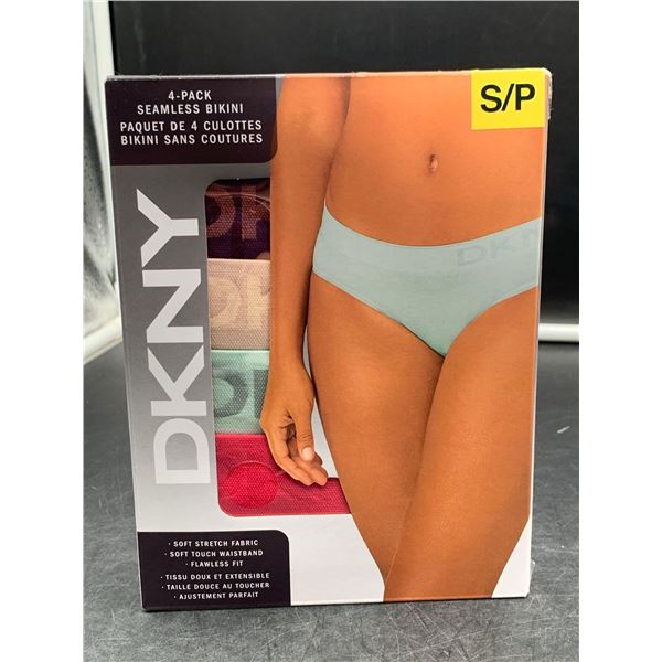 DNKY 4 Pack Women's Seamless Bikini Cut Underpants - Small