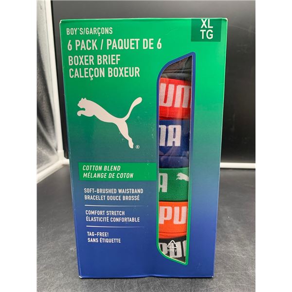 Puma Boys 6 PAck Underpats - Youth XL