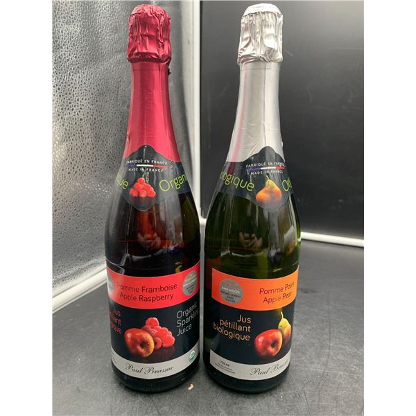Lot of 2 Sparkling Fruit Juice 2x750ml