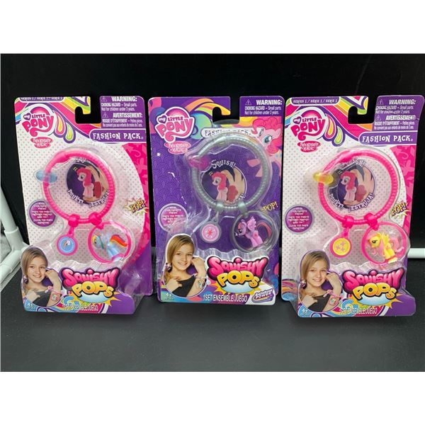 Lot of 3 My Little Pony Bracelet Toys