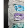Image 2 : Lot of 6 Assorted Length USB to USB Type-C Charge Cords