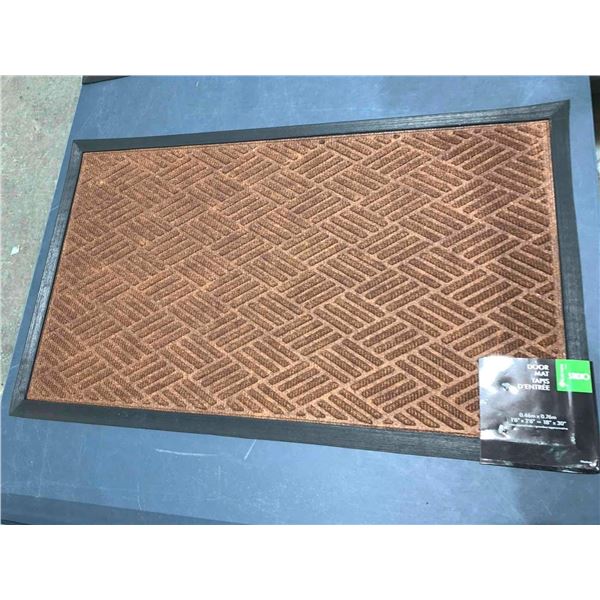 Studio Rubber Back Door Mat 18x30" - Brown
