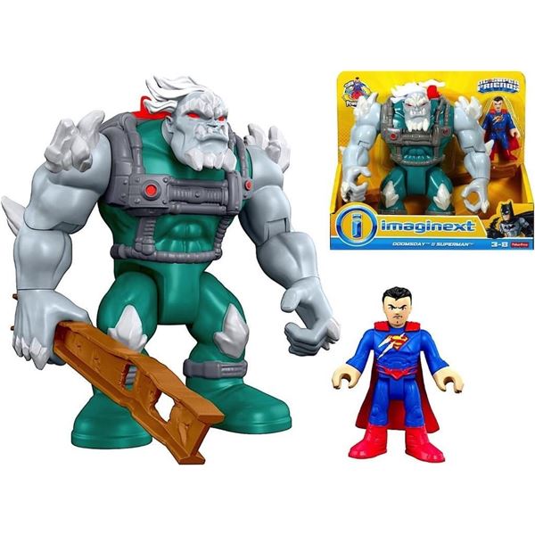 Imaginext DC Superfriends Doomsday & Superman Figures