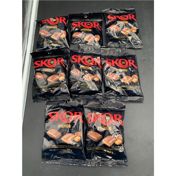 Skor Chocolate Covered Crunchy Toffee Squares - 8x104g