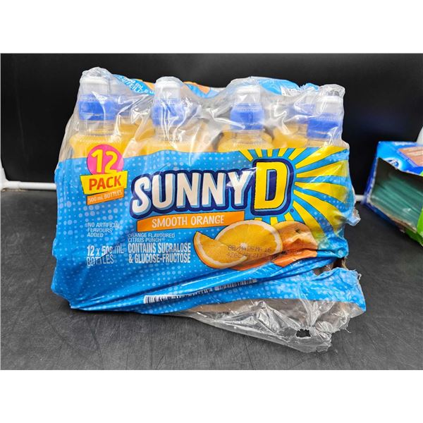 Sunny D Smooth Orange Flavored Citrus Punch  12x500ml Bottles