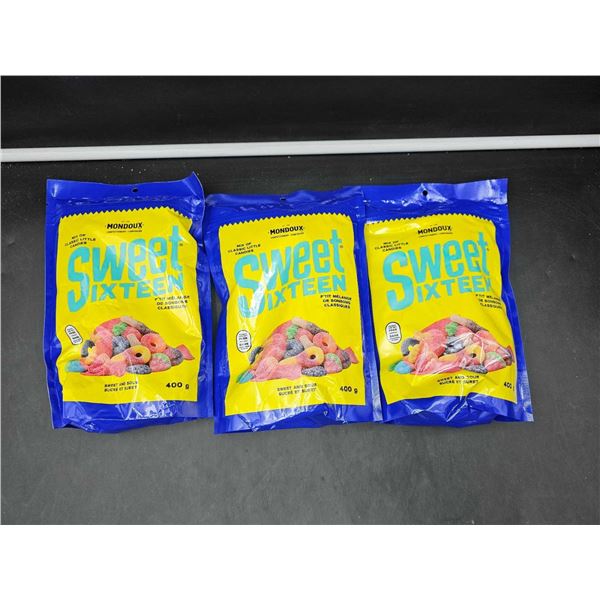 Sweet and Sour Gummy Candy Mix, Sweet Sixteen 3x400g