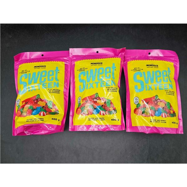 Sweet Sixteen Candy, Flavorful Chewy Gummy Candy 3x400g