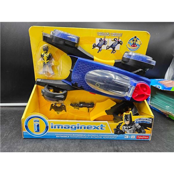 Fisher Price Imaginext DC Super Friends Batman transforming Batmobile plane