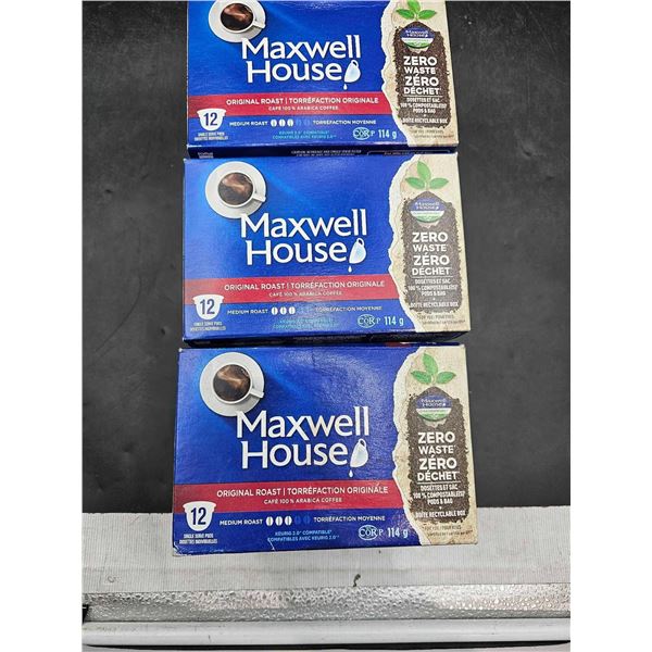 Maxwell House K-Cup Coffee Pods 3x12 Count