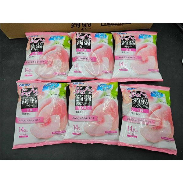JP ORIHIRO Pouch Konnyaku Peach Jelly 6x (6x20g)