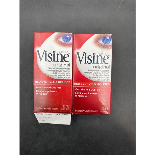 Visine Original Eye Drops 2x15ml