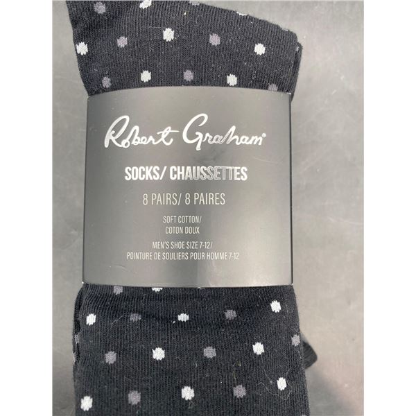 Robert Graham Socks Soft Cotton - 8 Pairs
