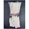 Image 1 : Lot of 12 Pairs Knit Work Gloves Size Small