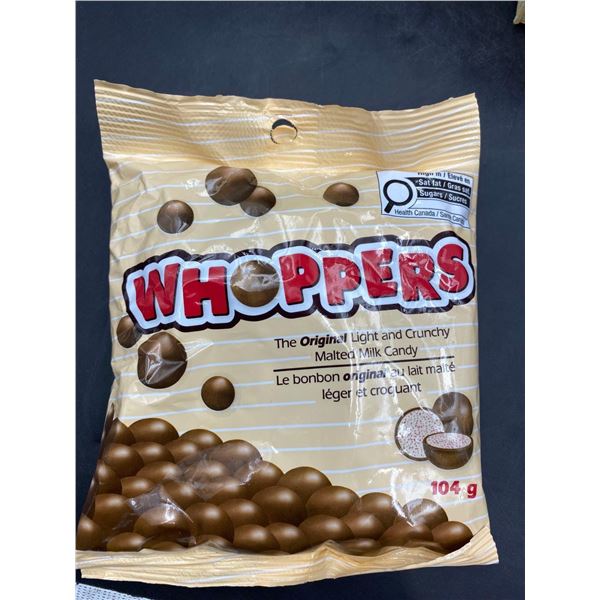 Whoppers original light and crunchy malted milk candy 104g