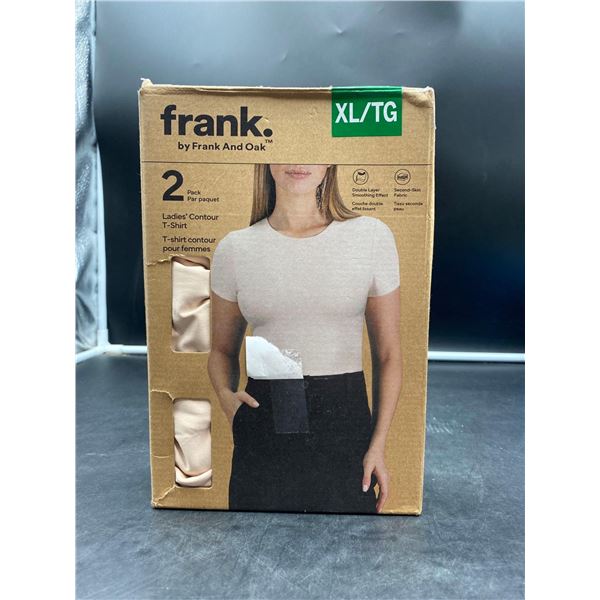 Frank 2 Pack Ladies Contour T-Shirts Size XL