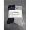Image 1 : Lazypants Women's Premium Cotton Socks  8-Pairs Size: 5-10