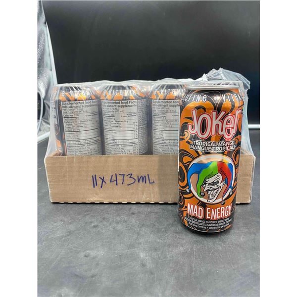 Joker Tropical Mango Energy Drinks  11x473mL