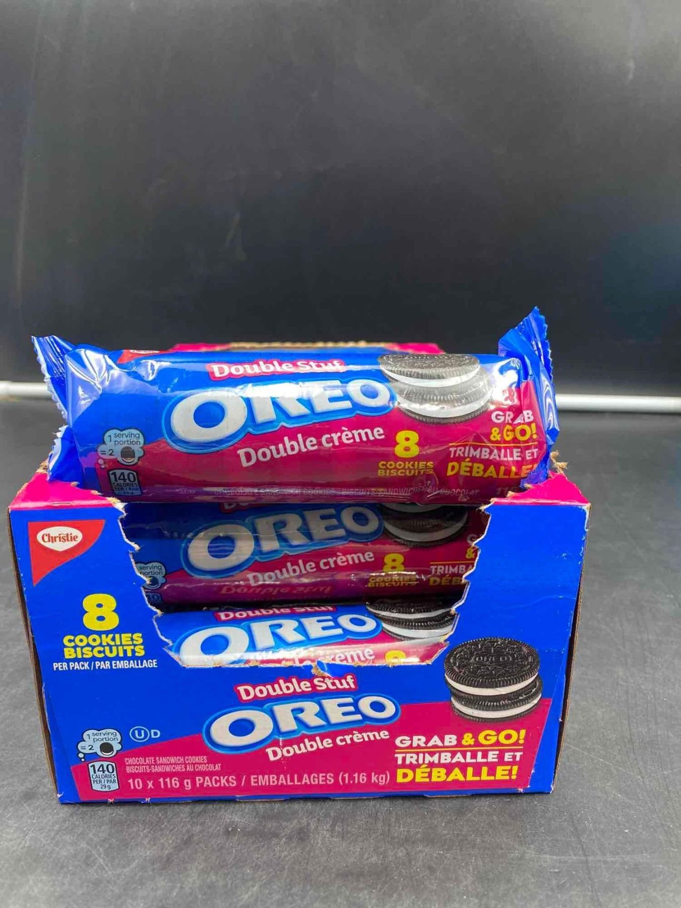 Oreo Double Stuff Chocolate Sandwich Cookies (10 x 116g)