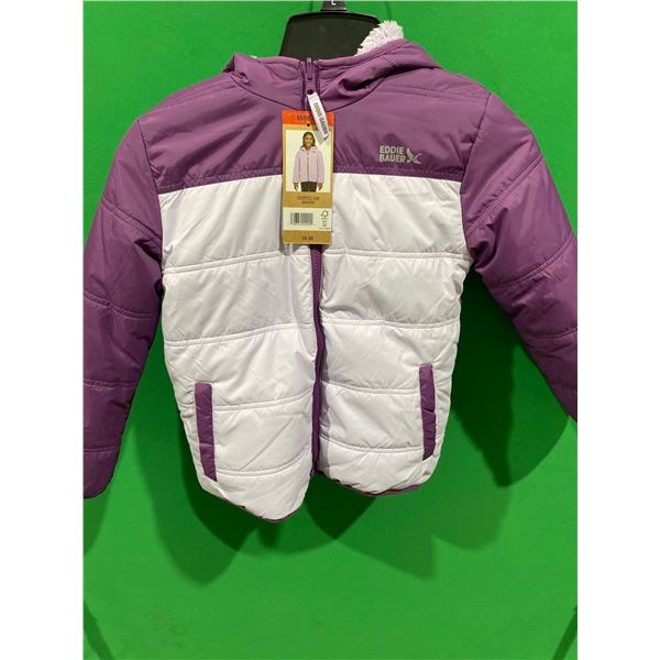 Eddie Bauer Children's Reversible Winter Jacket - Size 7/8 (Medium)