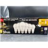 Image 1 : GLOBE Battery Rechargable Backup Bulbs - 6 Pack