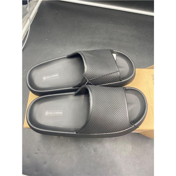 Aldo - Call it Spring Shower Slides - Black  Size 8