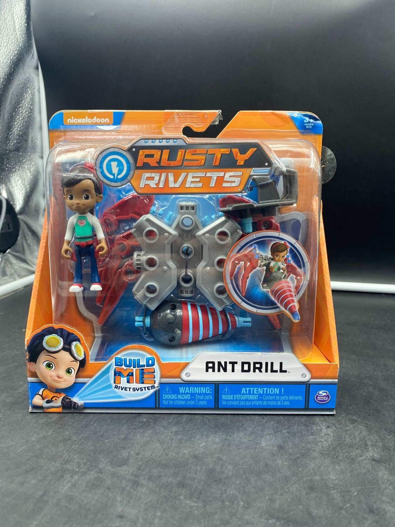 Rusty Rivets Nickelodeon Spin Master Build Me Rivet System ANT Drill A1
