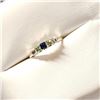 Image 2 : Silver Fancy Color Sapphire Ring (~Size 7)(Ring is resizable for $40), Suggested Retail Value $80