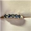 Image 1 : Silver Sapphire Ring (~Size 6)(Ring is resizable for $40) (~weight 2.75g), Suggested Retail Value $1