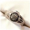 Image 3 : Silver Marcasite Ring (~Size 7.5)(Ring is resizable for $40) (~weight 7.1g), Suggested Retail Value 