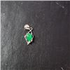 Image 1 : Silver Green Onlyx Pendant, Suggested Retail Value $50