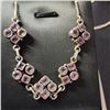 Image 1 : Silver Amethyst Necklace (~weight 17.73g), Suggested Retail Value $250