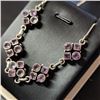 Image 2 : Silver Amethyst Necklace (~weight 17.73g), Suggested Retail Value $250