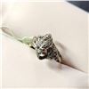 Image 2 : Silver Marcasite Ring (~Size 7)(Ring is resizable for $40), Suggested Retail Value $70