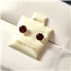 Image 3 : Silver Garnet Earrings, Suggested Retail Value $80