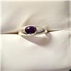 Image 1 : Silver Amethyst Ring (~Size 8)(Ring is resizable for $40) (~length 0 inches) (~weight 5.14g), Sugges