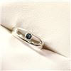 Image 2 : Silver Sapphire Ring (~Size 6)(Ring is resizable for $40) (~length 0 inches), Suggested Retail Value