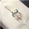 Image 2 : Silver Sapphire Ring (~Size 8)(Ring is resizable for $40) (~length 0 inches) (~weight 3.89g), Sugges