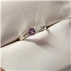 Image 3 : Silver Amethyst Ring (~Size 7)(Ring is resizable for $40) (~length 0 inches), Suggested Retail Value