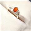 Image 2 : Silver Agate Ring (~Size 7)(Ring is resizable for $40) (~length 0 inches), Suggested Retail Value $8