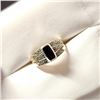 Image 3 : Silver Onlyx Marcasite Ring (~Size 7.5)(Ring is resizable for $40) (~length 0 inches) (~weight 3.9g)